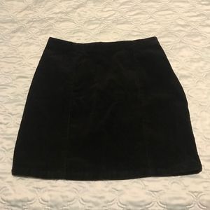Velvet Black Skirt (size small)